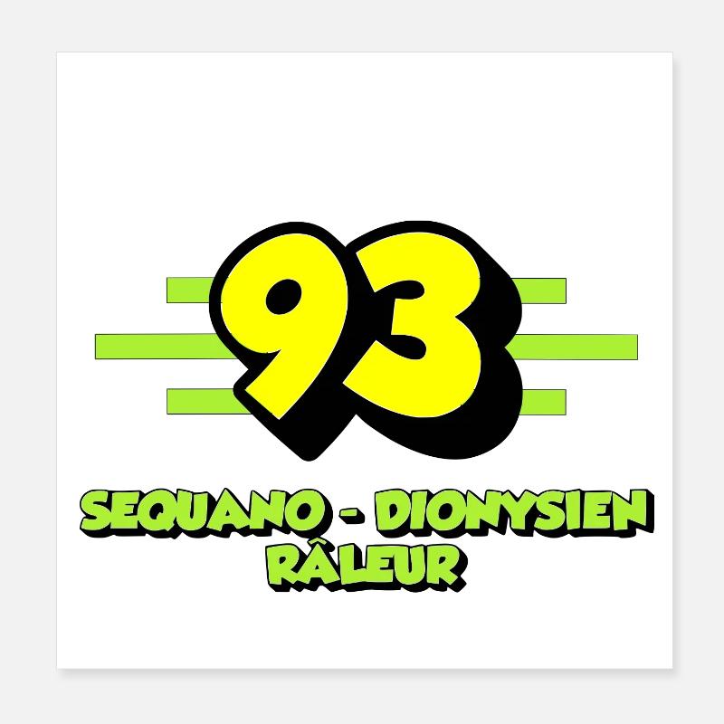 Sequano dionysien râleur Poster 20 x 20 cm