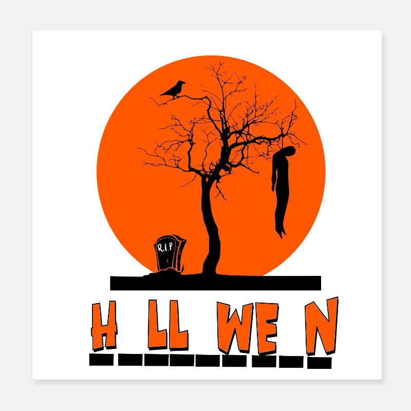 Halloween Poster 20 x 20 cm