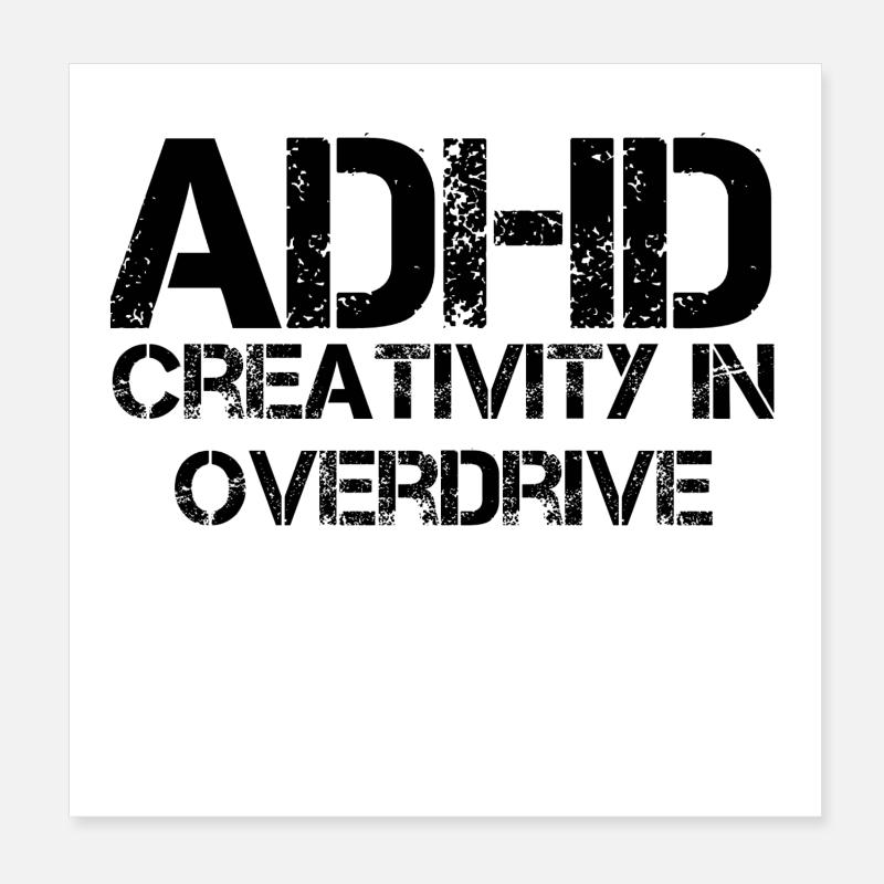 ADHS Poster 20x20 cm