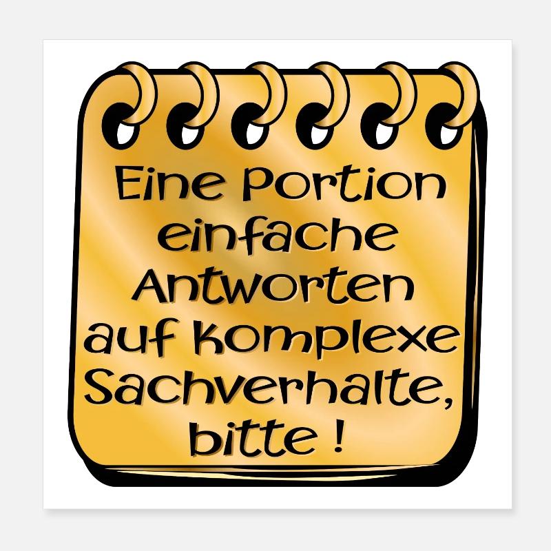 POPULISMUS Poster 20x20 cm