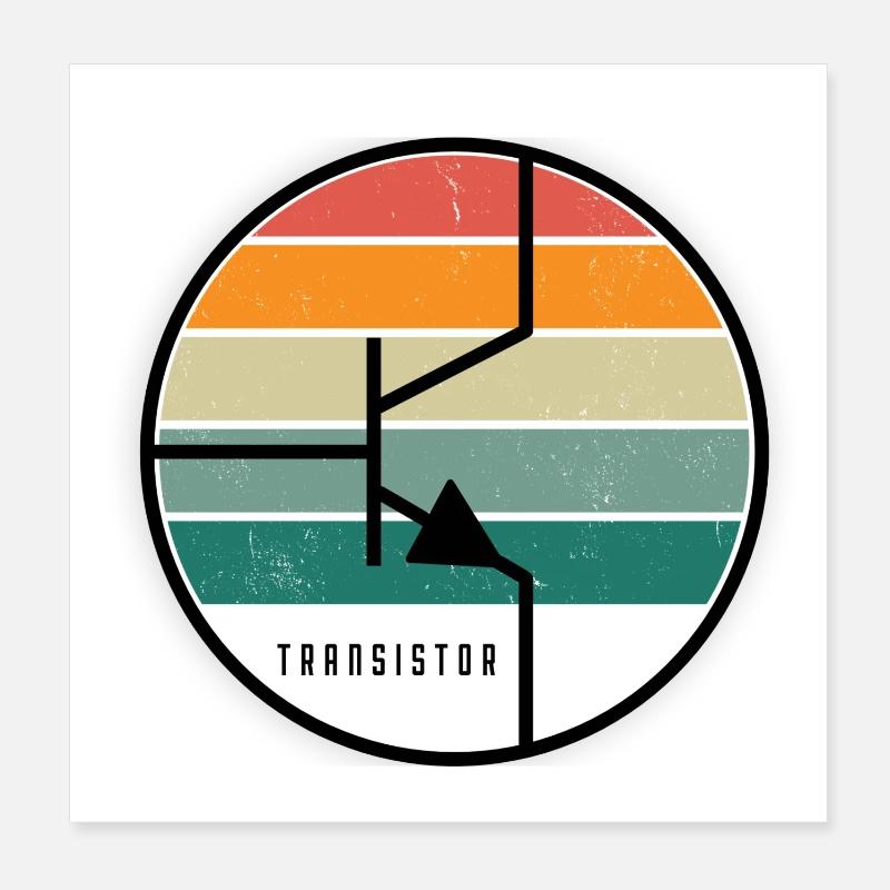 Transistor Poster 20 x 20 cm