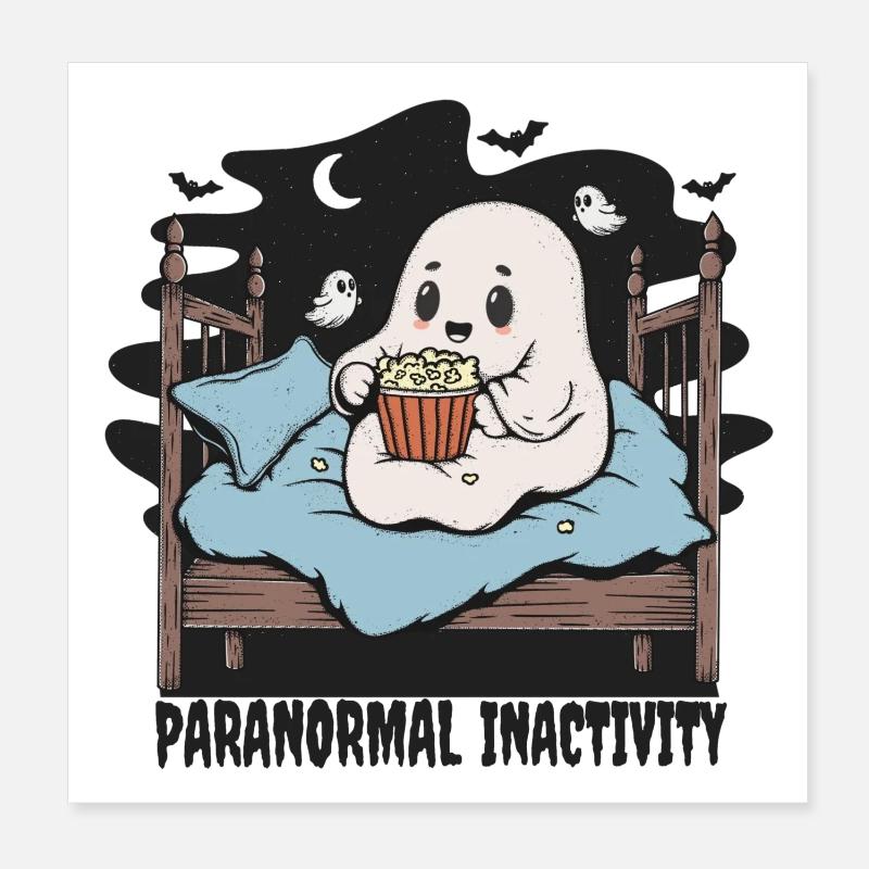 Paranormal Inactivity Ghost Poster 8" x 8" (20x20 cm)