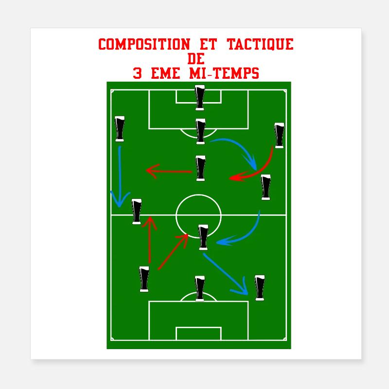 3rd Half Poster 8" x 8" (20x20 cm)