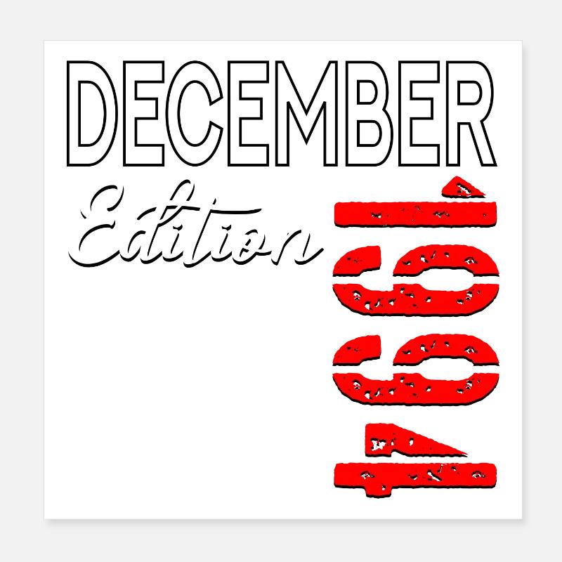 32E ANNIVERSAIRE DÉCEMBRE 1994 Poster 20 x 20 cm