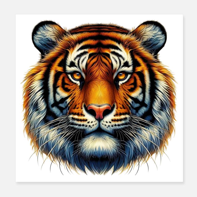 Tigre Poster 20 x 20 cm