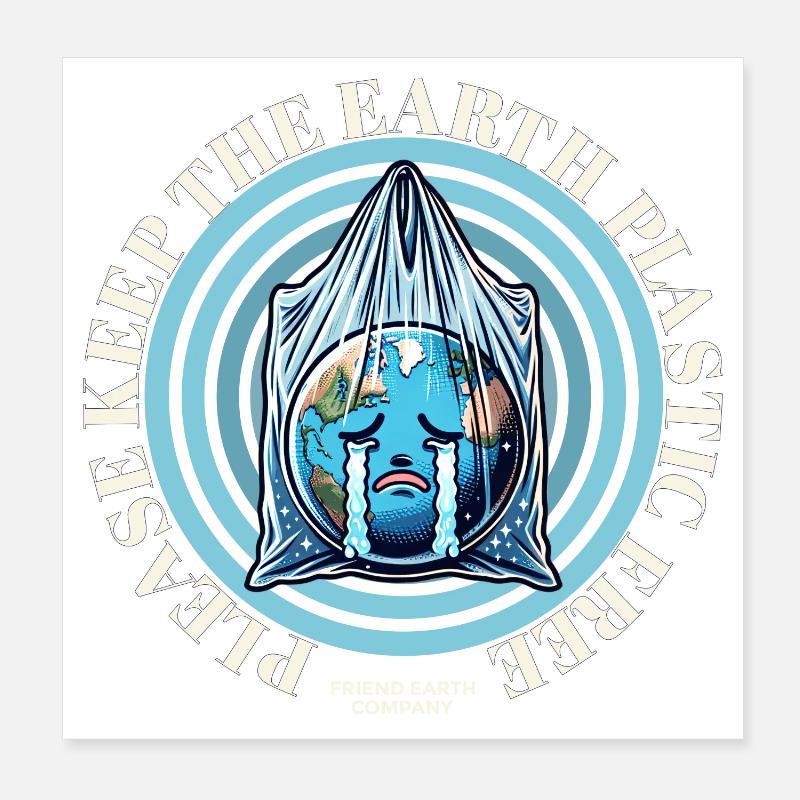 Globe pleureur Poster 20 x 20 cm