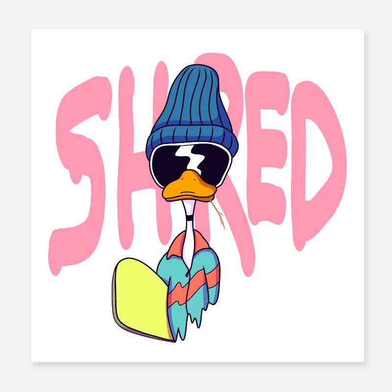 Lambeau - Poster 20 x 20 cm - blanc