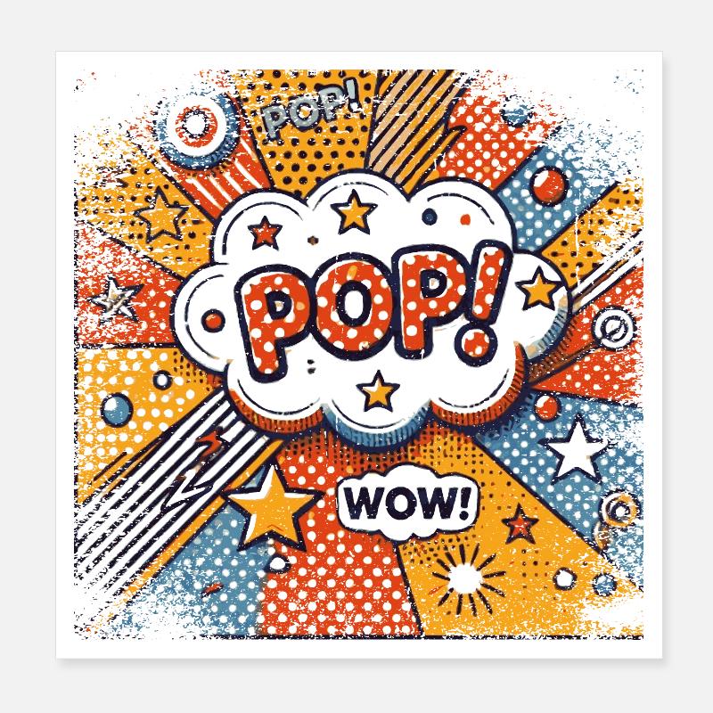 Pop Art | dernier cri Poster 20 x 20 cm