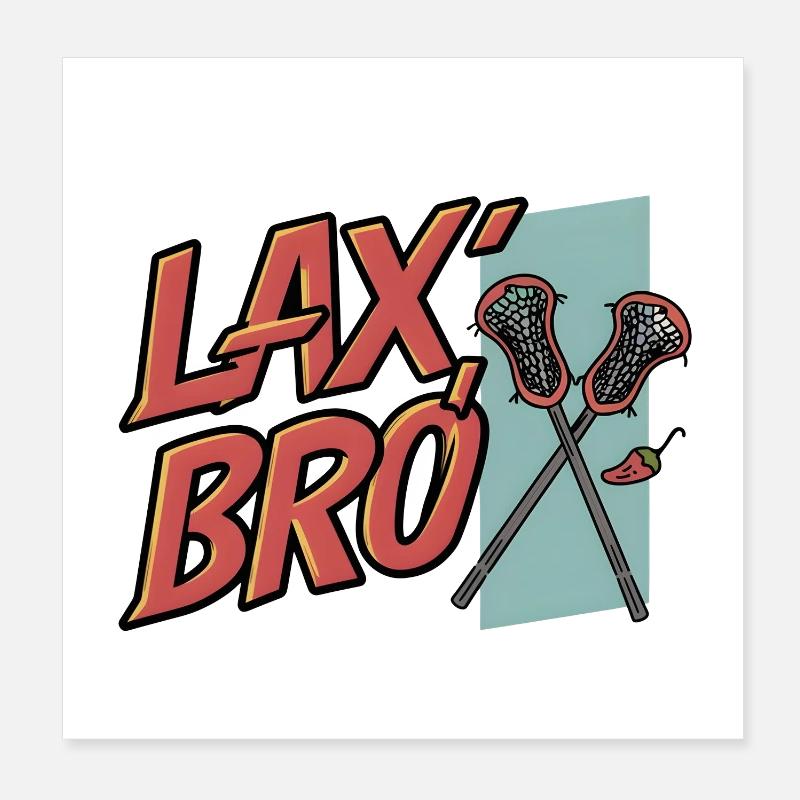 Lax, Frère Poster 20 x 20 cm