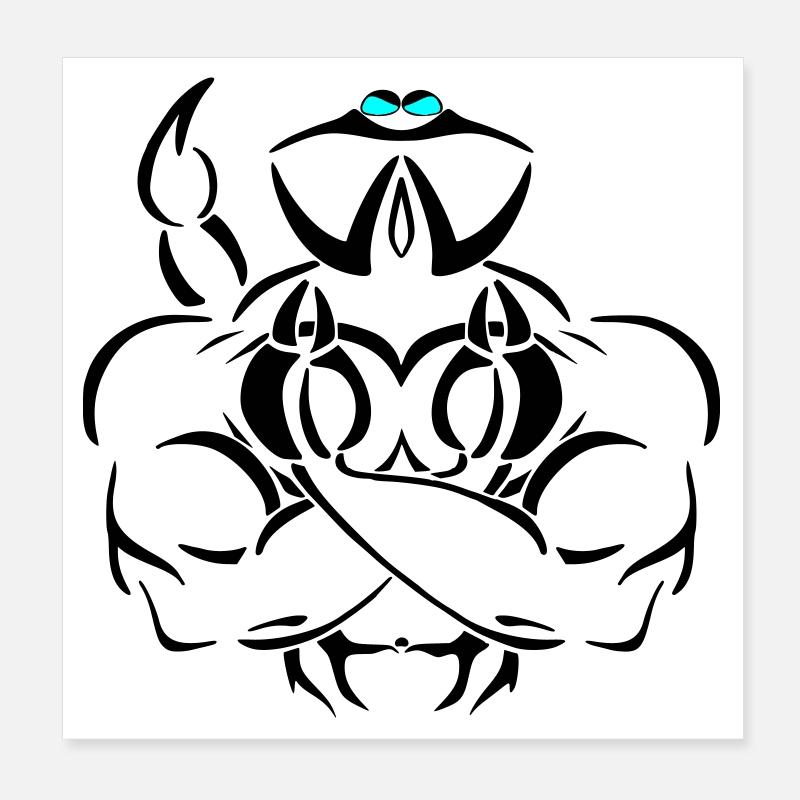 Alpha scorpio Deluxe Poster 20x20 cm