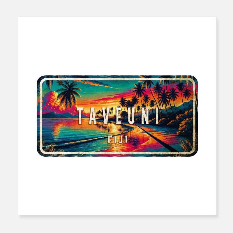Taveuni – Das versteckte Paradies Poster 20x20 cm