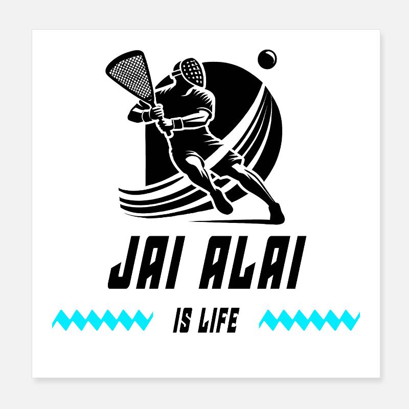 Jai Alai is alive Poster 8" x 8" (20x20 cm)