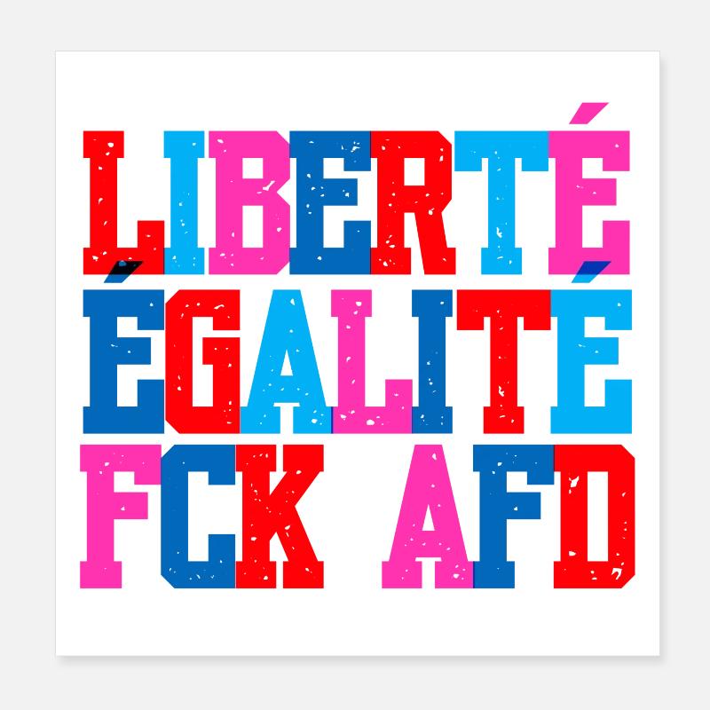 Ich bin so frei Poster 20x20 cm