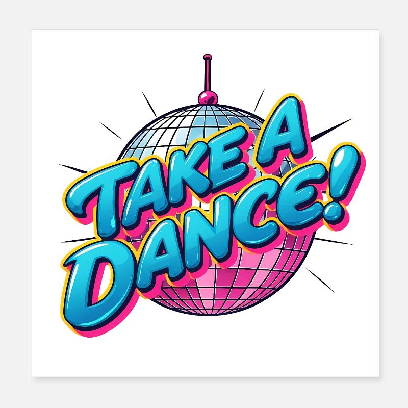 Dansez Poster 20 x 20 cm