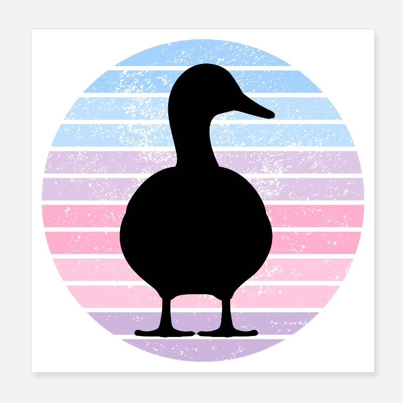 Canard Vintage Poster 20 x 20 cm