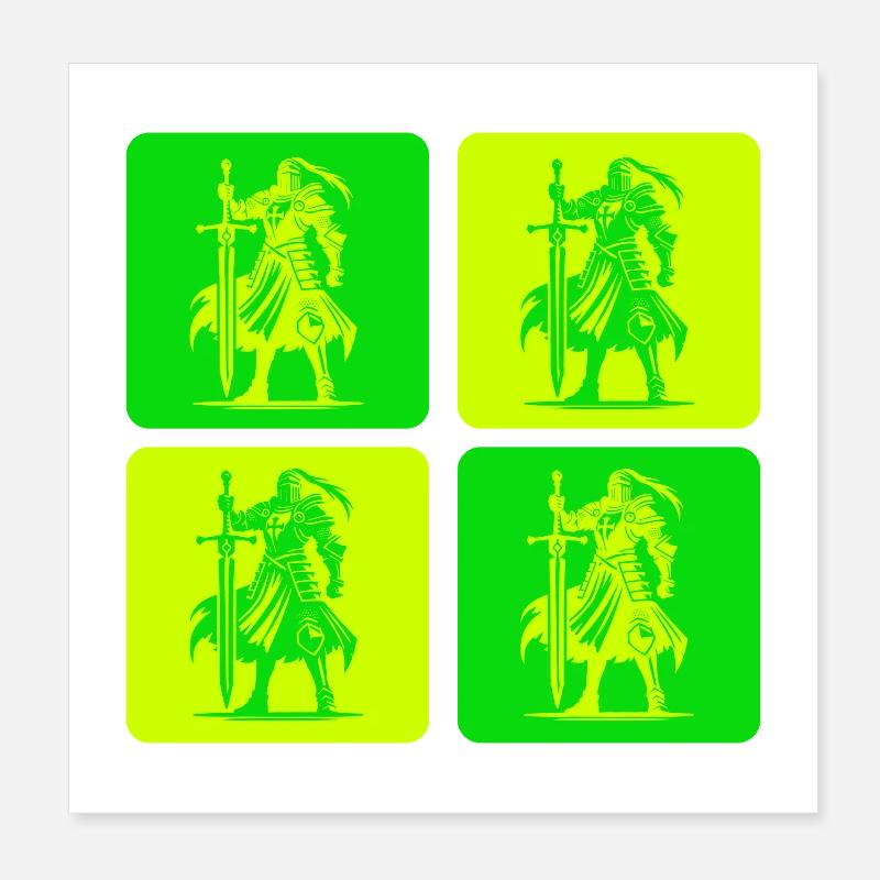 Chevalier de la Justice Poster 20 x 20 cm