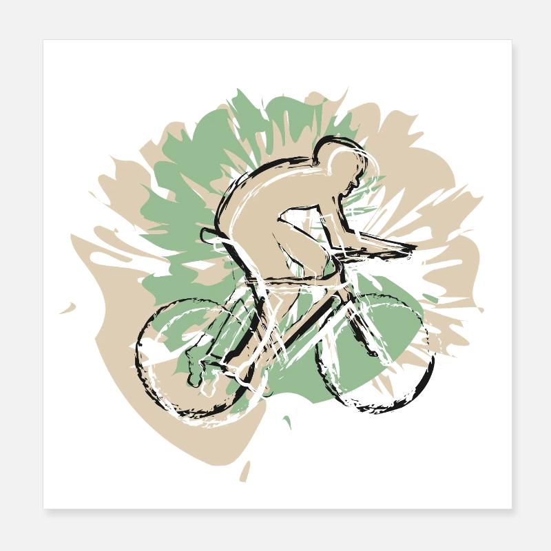 Cyclisme 2026 Poster 20 x 20 cm