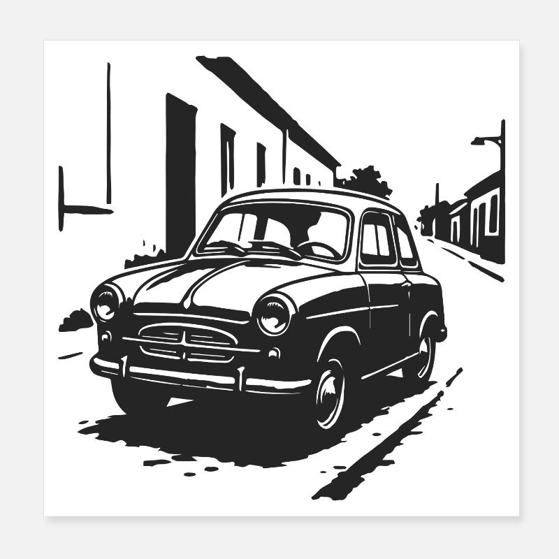 Goggo Liebe Poster 20x20 cm