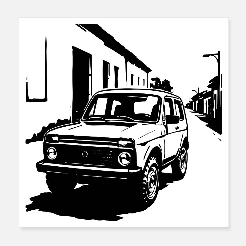 Classique de légende tout-terrain Poster 20 x 20 cm