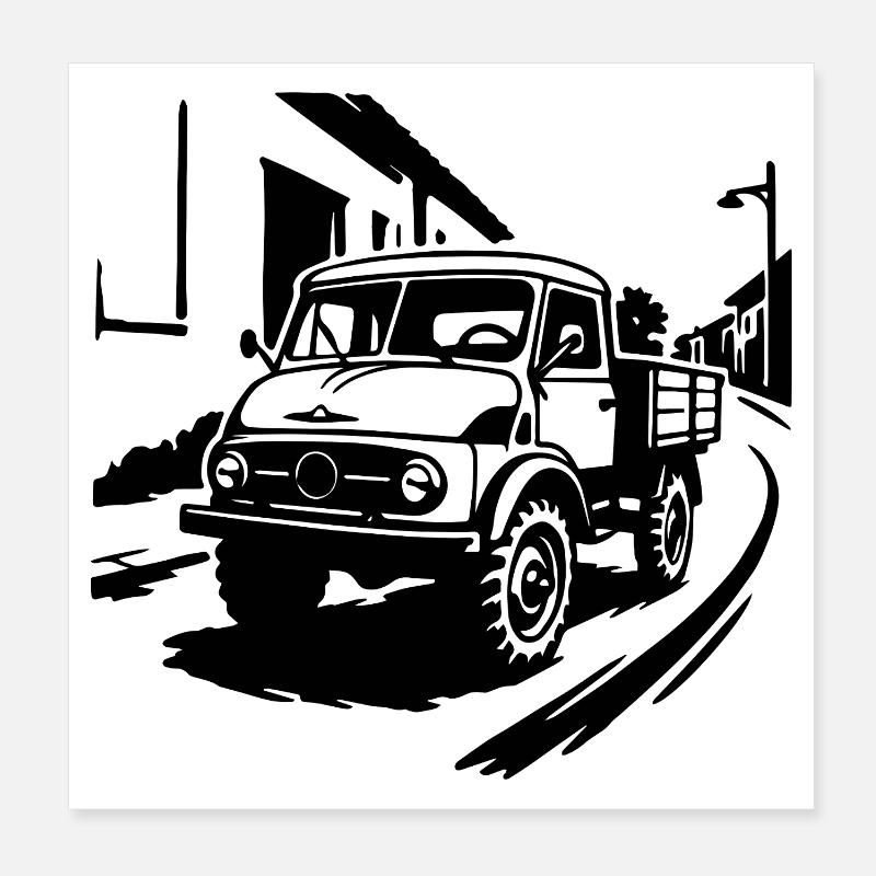 Polyvalent à l’ancienne Poster 20 x 20 cm