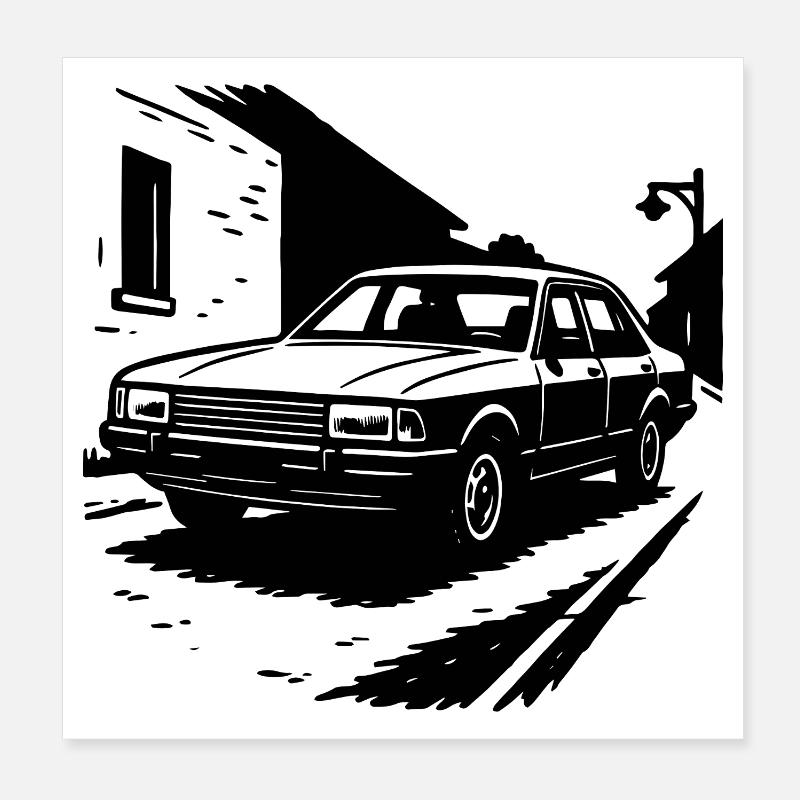 Road Cruiser de luxe Poster 20 x 20 cm