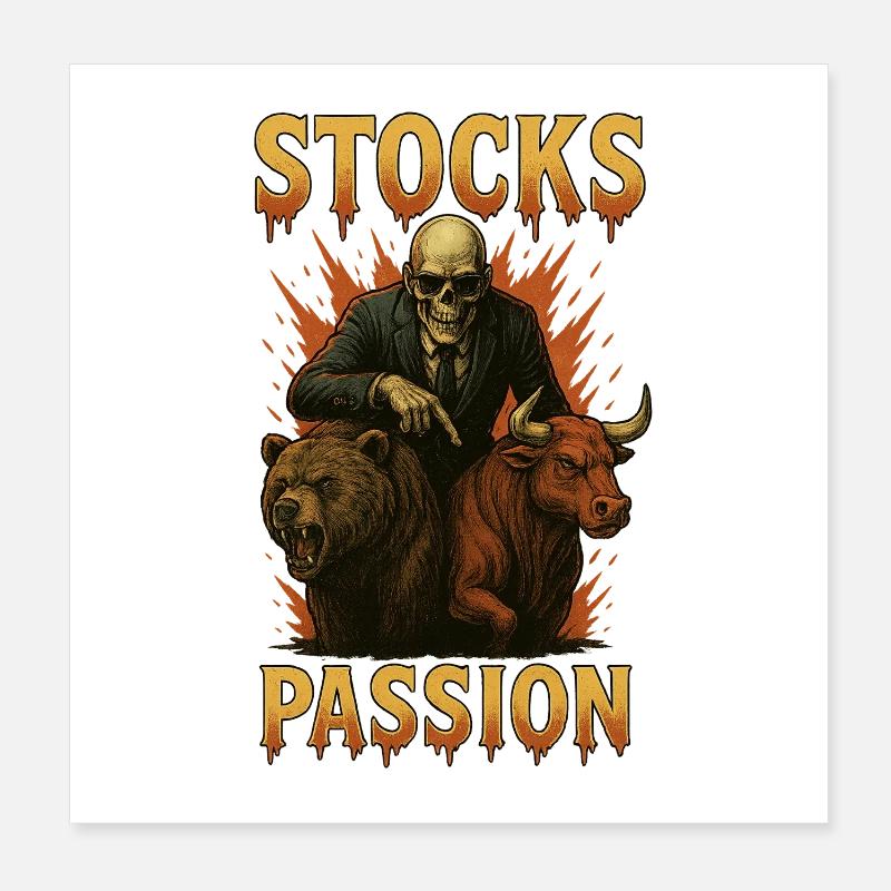 Share Passion Poster 8" x 8" (20x20 cm)