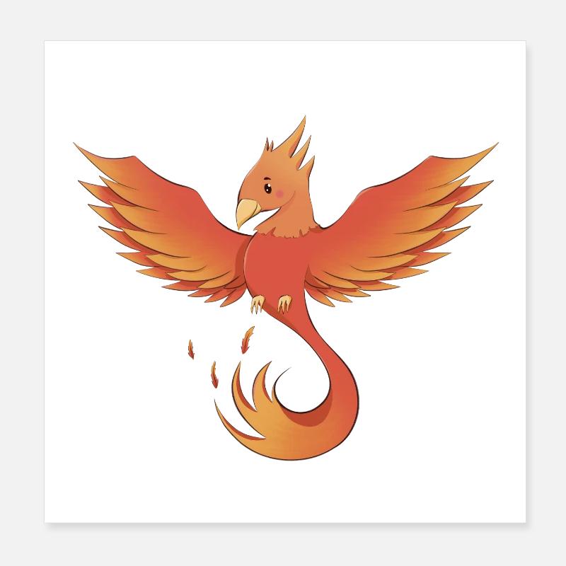 Phénix Poster 20 x 20 cm