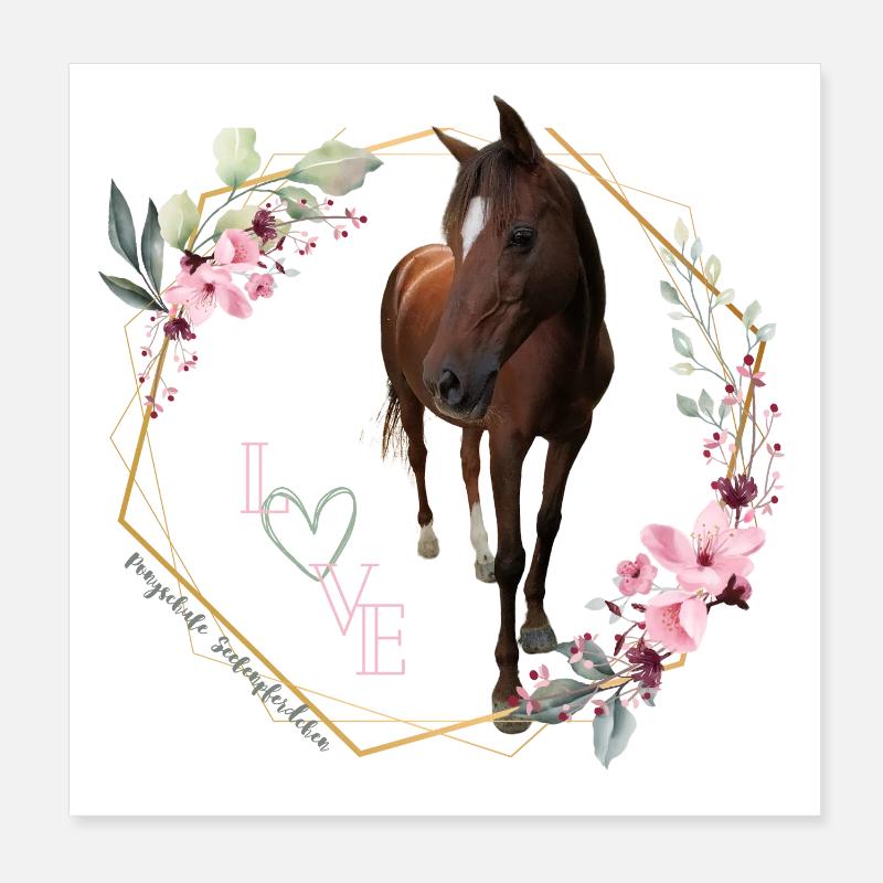 Moth Poster 8" x 8" (20x20 cm)