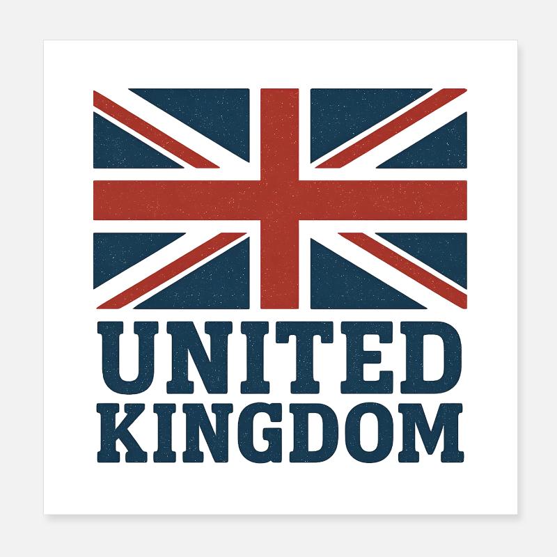 UK Heritage Bold Poster 20x20 cm