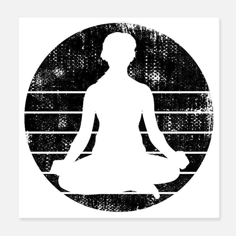 Yogi Poster 8" x 8" (20x20 cm)