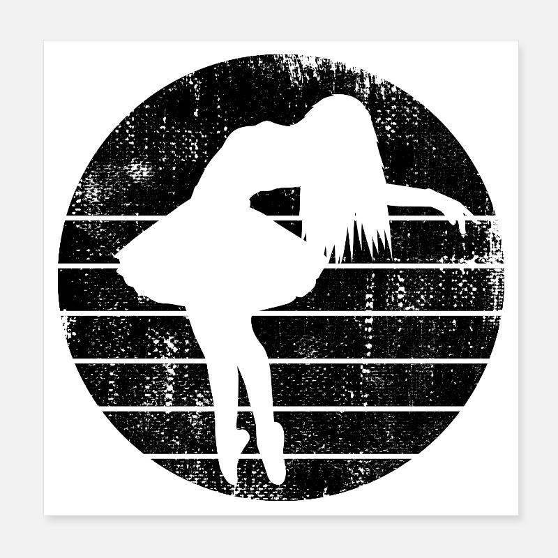 Ballerine Poster 20 x 20 cm