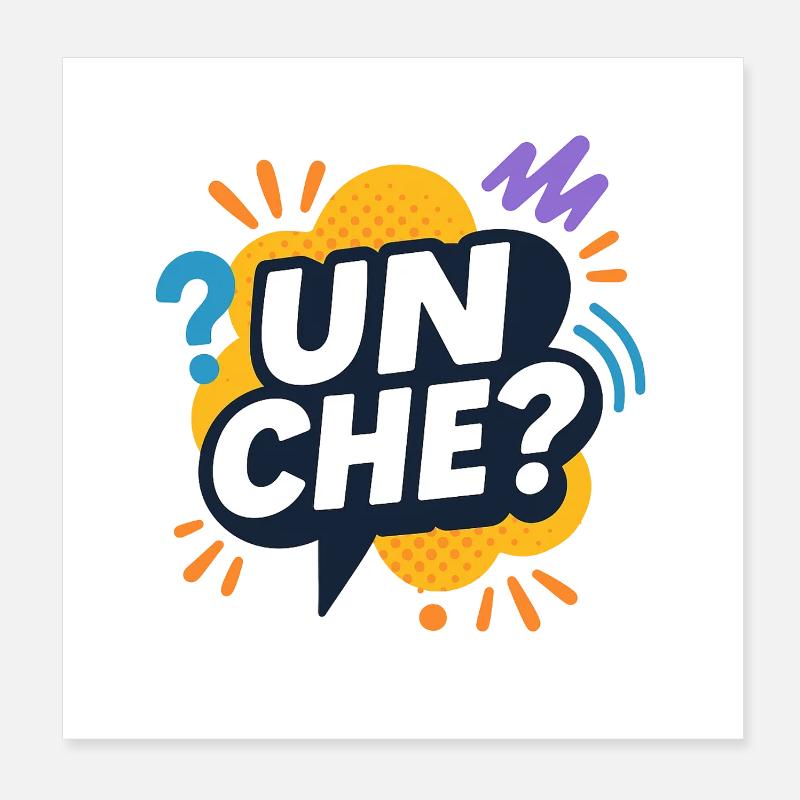 A what? Poster 8" x 8" (20x20 cm)