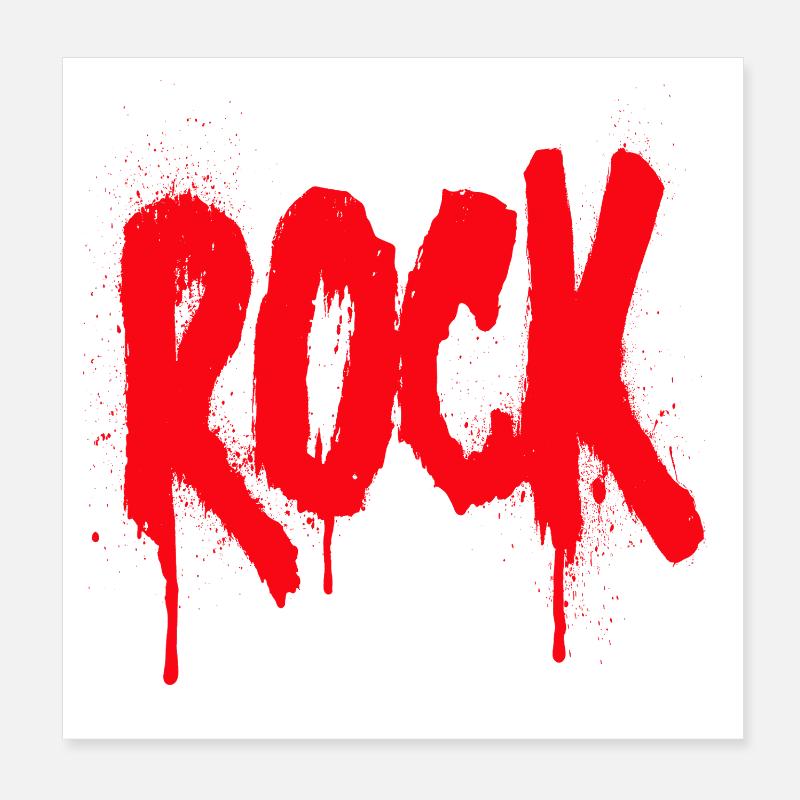 Rock, what else Poster 8" x 8" (20x20 cm)