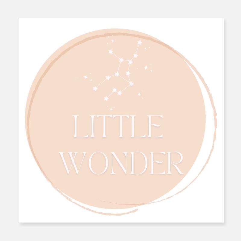 Sternbild mit Kindername Poster 20x20 cm