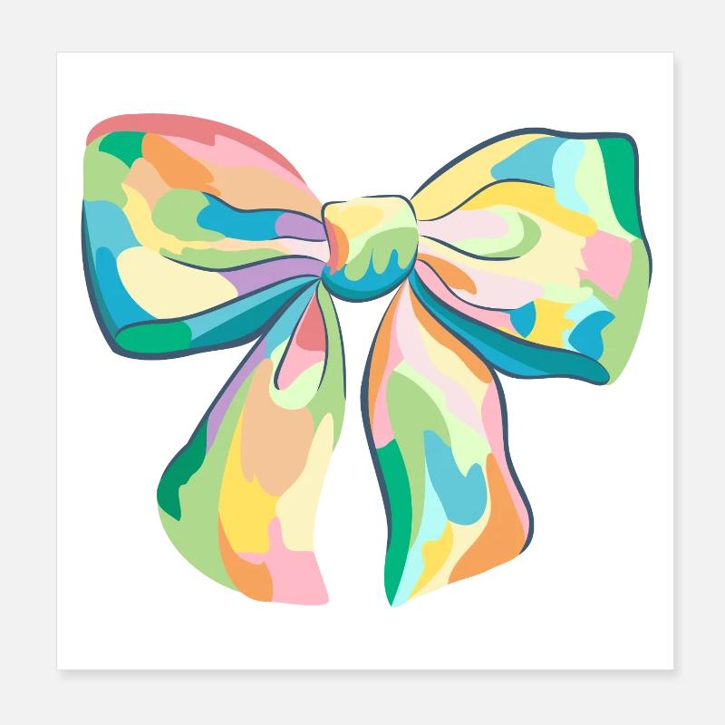 Arc heureux Poster 20 x 20 cm