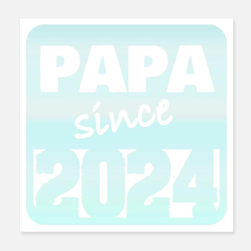 Papa 2024 Poster 20 x 20 cm