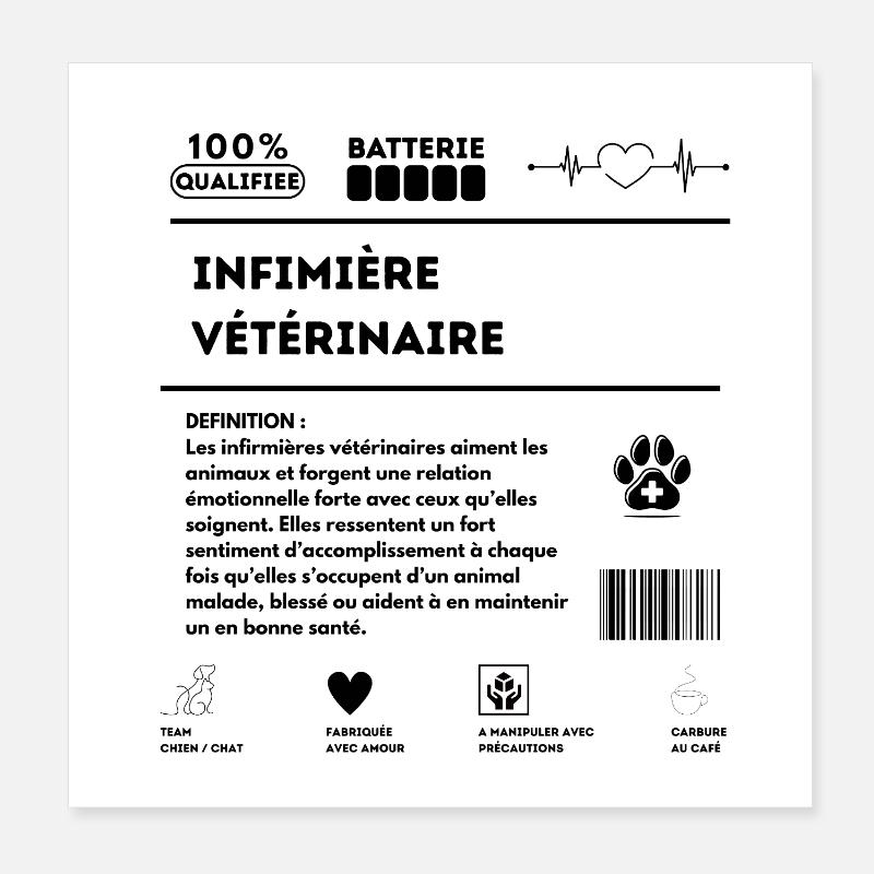 ASV_chien_chat_-1- Poster 20 x 20 cm