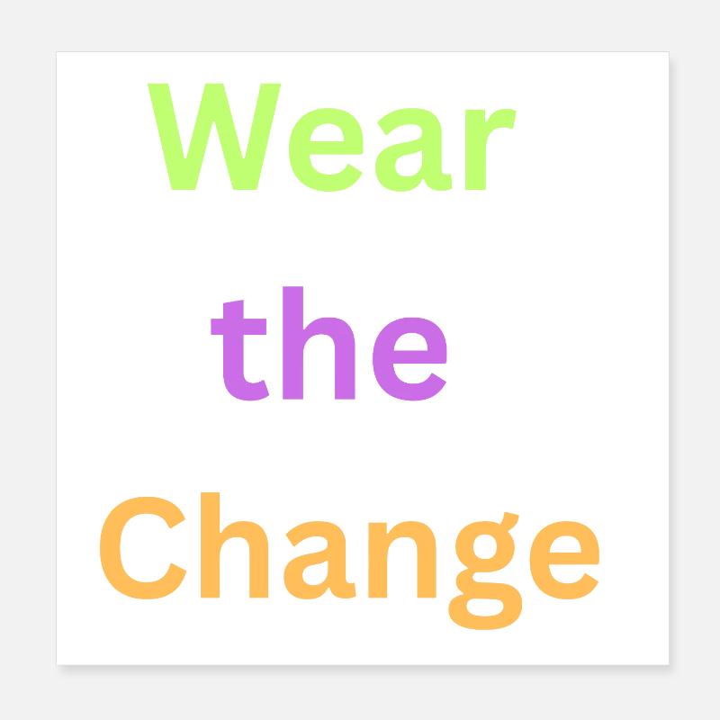 Empower the Future Typography Design Poster 8" x 8" (20x20 cm)