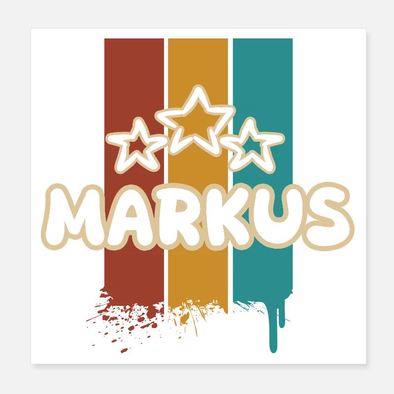 Markus Poster 20x20 cm