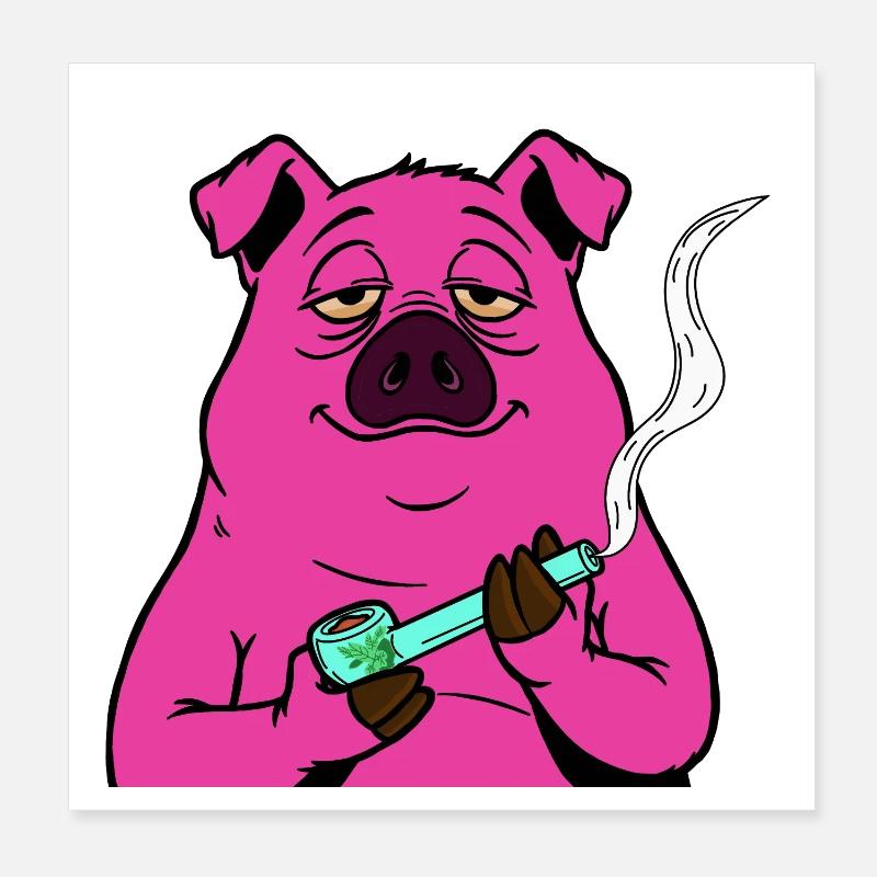 SAU entspannt  Poster 20x20 cm