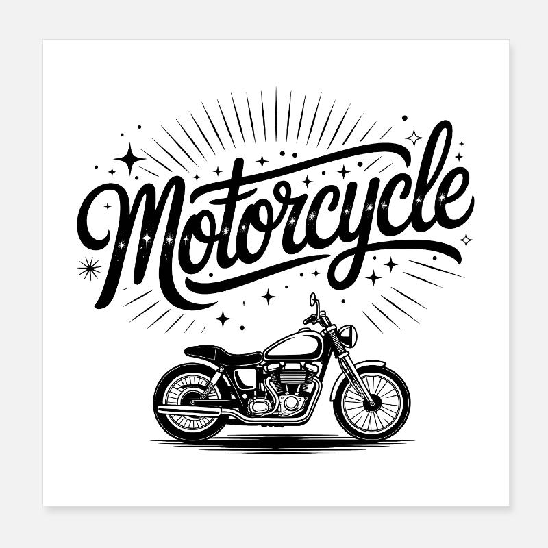 Pop - Logo de musique cool Poster 20 x 20 cm