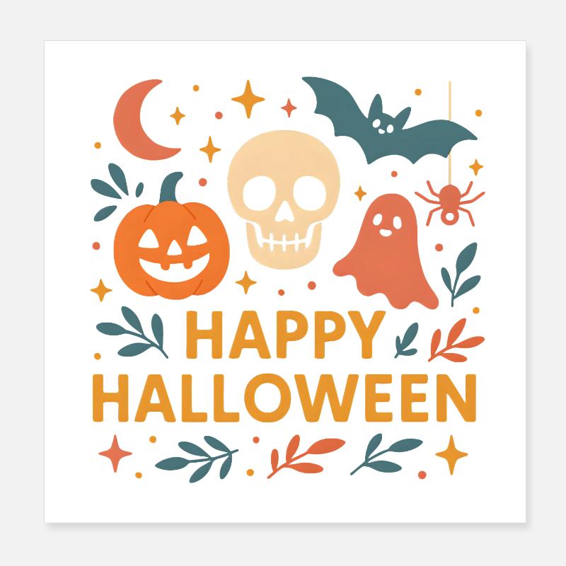 Halloween classique Poster 20 x 20 cm