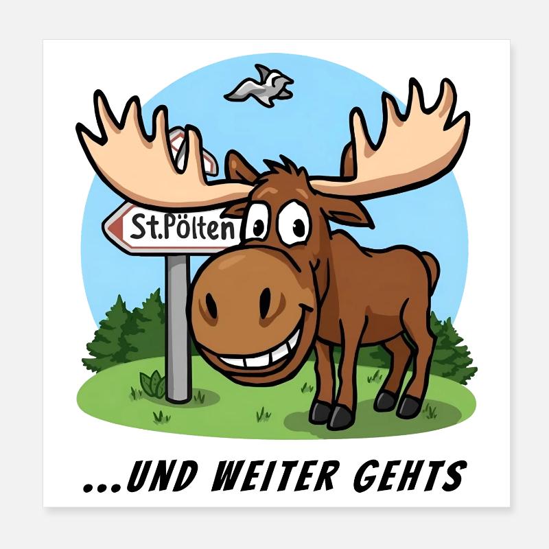 Emil... Et ainsi de suite Poster 20 x 20 cm