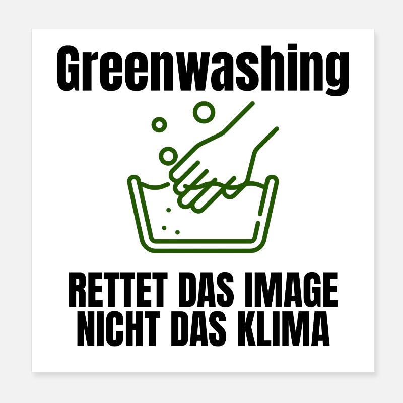 Tendance de l’illustration de lavage à la main Poster 20 x 20 cm