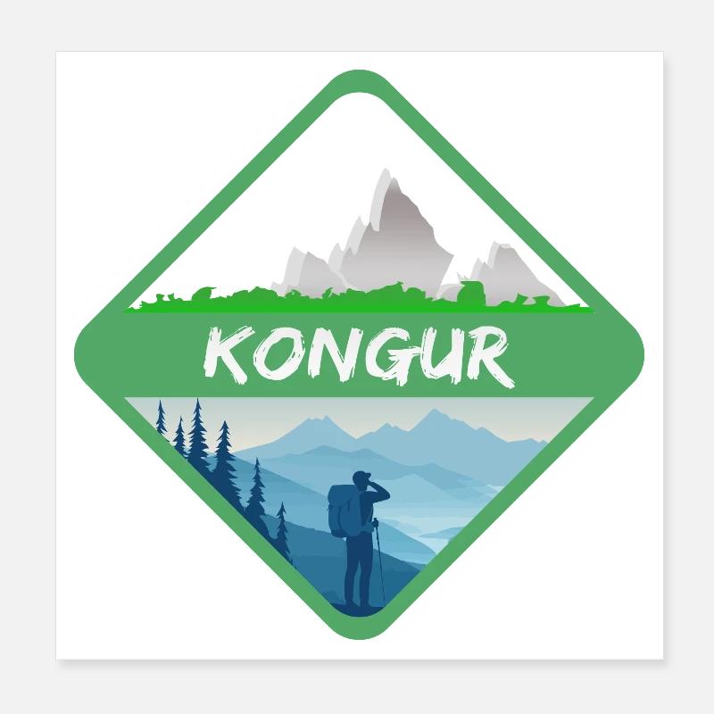 Congur comme nature Poster 20 x 20 cm