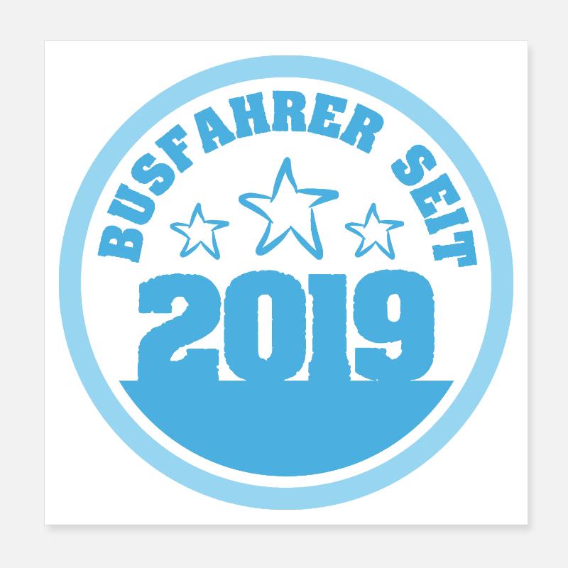 Bus 2019 Poster 20x20 cm