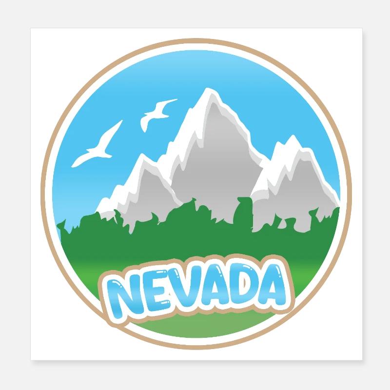 Nevada als Nevada Poster 20x20 cm