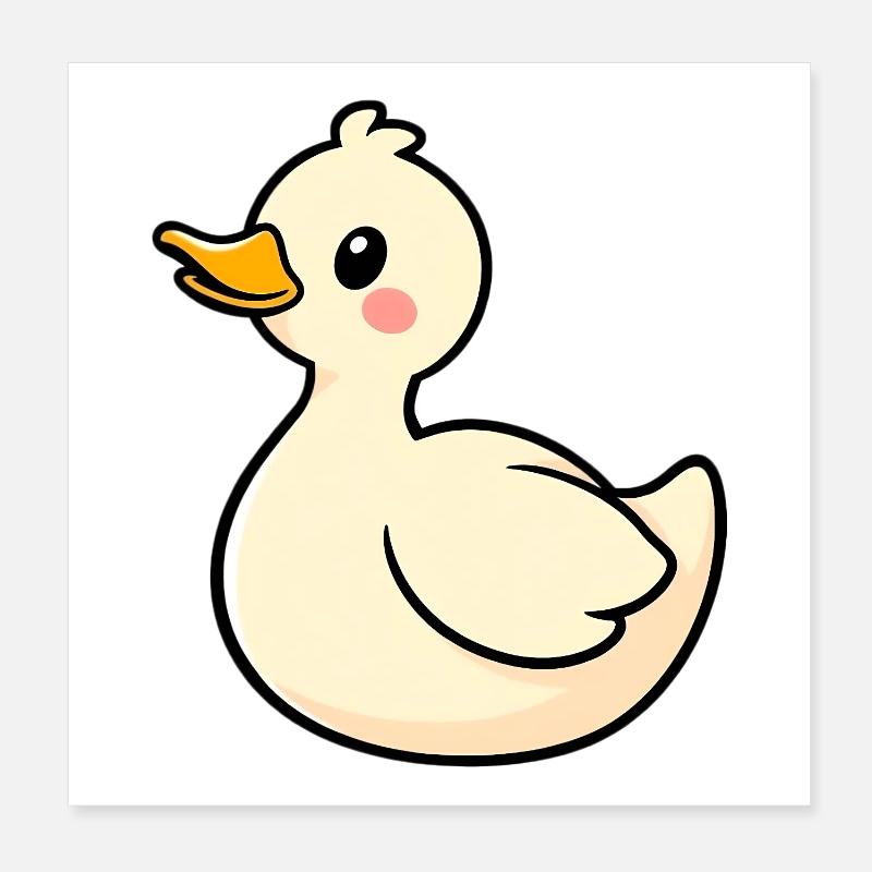 Canard Poster 20 x 20 cm