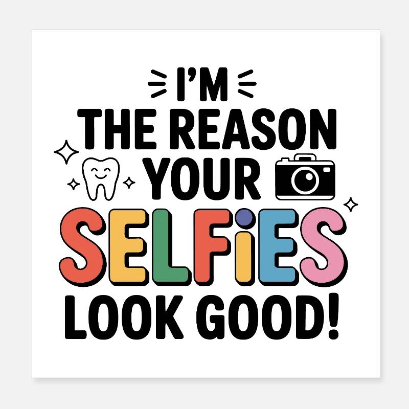 Technicien de laboratoire dentaire Bridge Craft Poster 20 x 20 cm