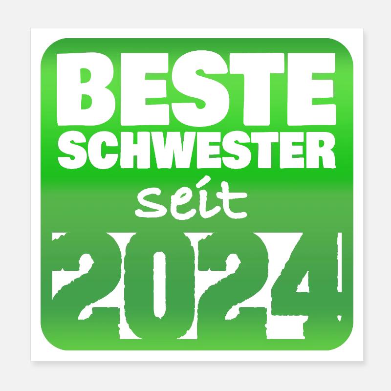 Frères et sœurs 2024 Poster 20 x 20 cm